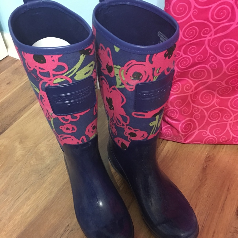 Coach Rain boots
